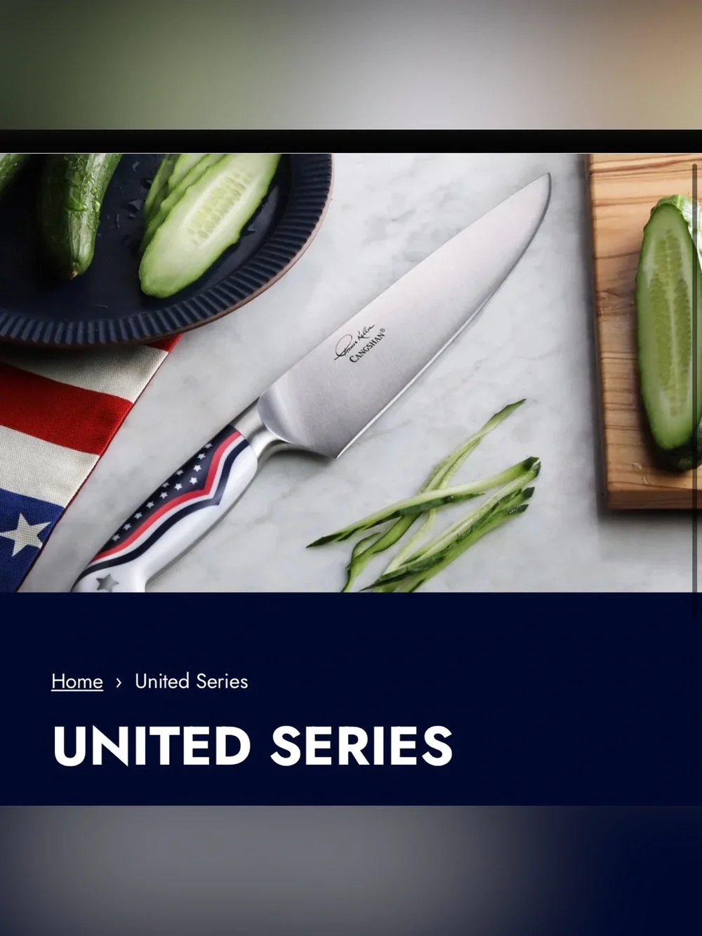 CANGSHAN Limited Edition UNITED SERIES Knife Set 1026122 Cangshan Cutlery NEW